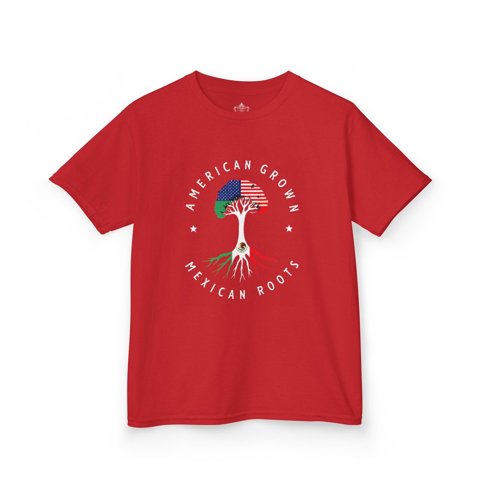 Kids Graphic Tee American Grown, Mexican Roots Youth Casual Wear, Gift for Kids, Diverse Culture Shirt, Summer Wardrobe - Image 35