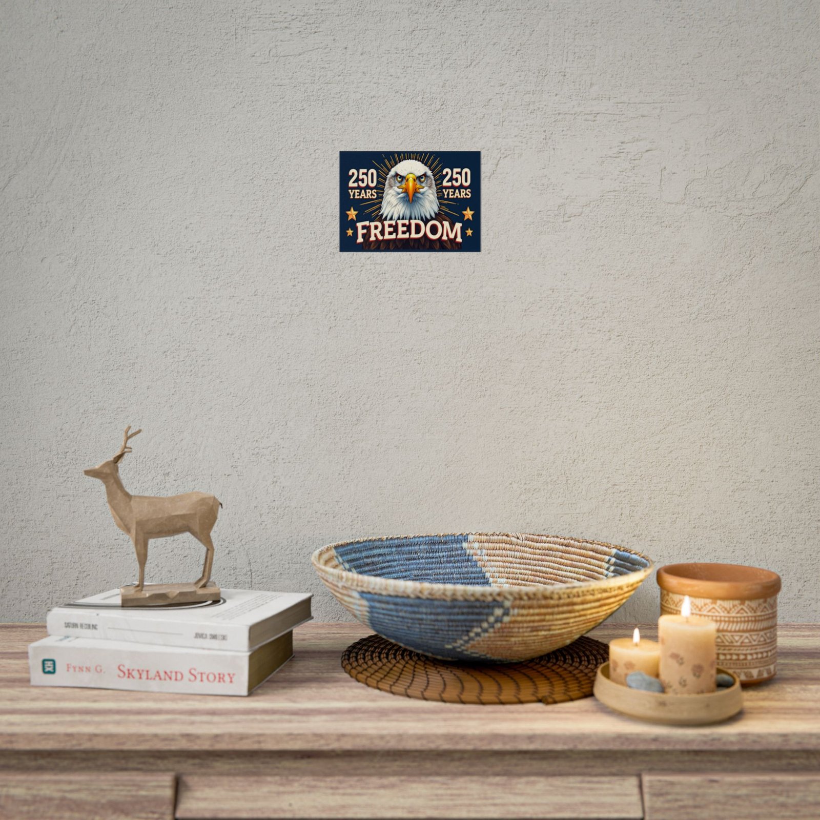 Poster, Patriotic Freedom American Eagle Decor, Independence Day Wall Art, 250 Years Celebration, Rolled Wall Print, Memorial Day Decor, - Image 9