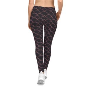 Scales Wave Pattern Leggings Women's Casual Leggings (AOP)