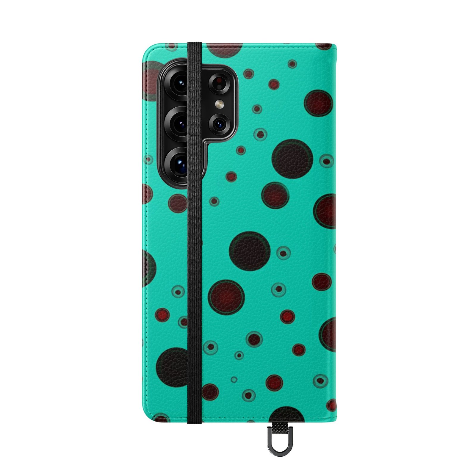 Samsung Galaxy S25, Stylish Flip Case with Bold Dot Design | Phone Wallet, Trendy Accessory - Image 11