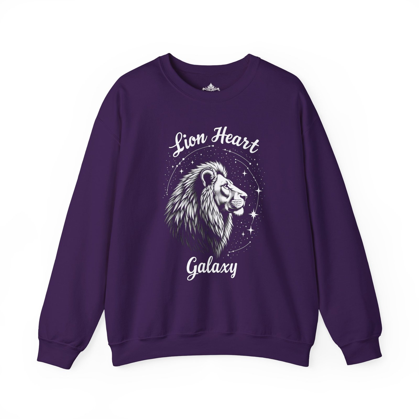 Lion Heart Galaxy Sweatshirt - Unisex Crewneck, Gift for Astrology Lovers, Cozy Fashion, Animal Print, Perfect for Fall - Image 17
