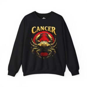 Cancer Zodiac Sweatshirt, Astrology Gift, Unisex Crewneck, Birthday Apparel, Horoscope Clothing, Zodiac Sign Sweater