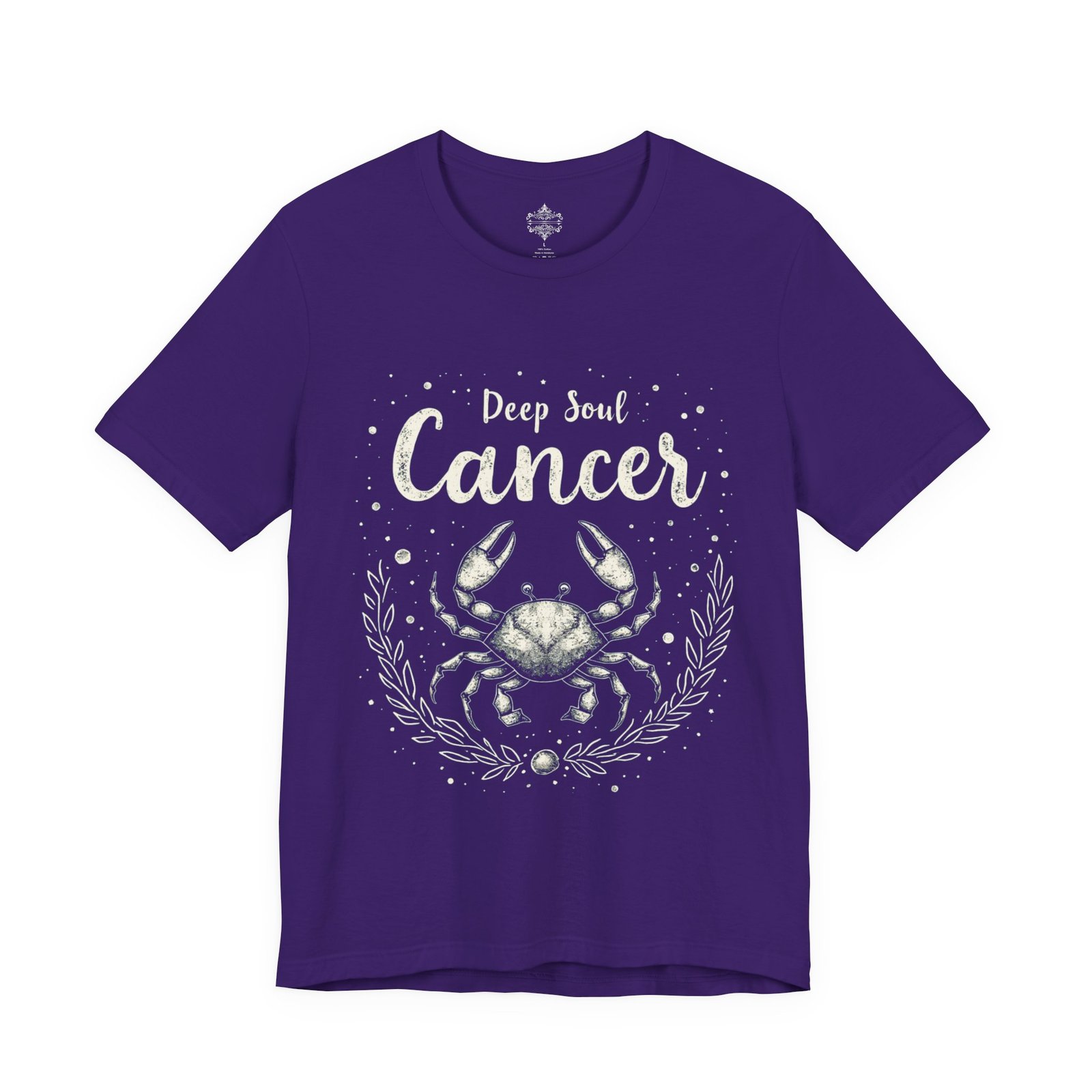 Cancer Zodiac Sign T-Shirt, Astrology Gift, Deep Soul Tee, Birthday Gift for Cancer, Crab Design Shirt, Unisex Short Sleeve Tee - Image 35