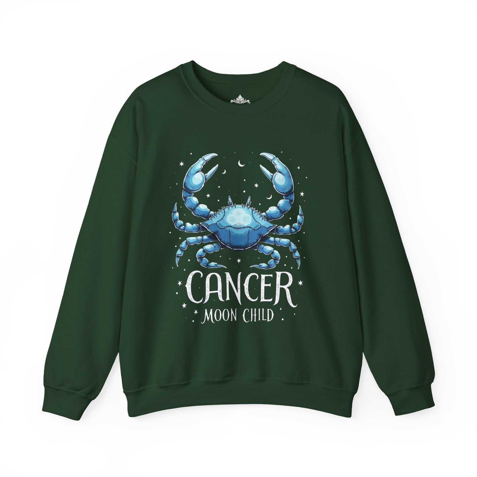 Cancer Moon Child Sweatshirt, Zodiac Sign Gift, Astrology Apparel, Horoscope Crewneck, Celestial Fashion, Holiday Gift - Image 21