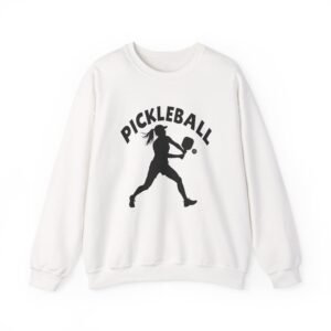 Pickleball Female Player Silhouette Sweatshirt | Pickleball Tee