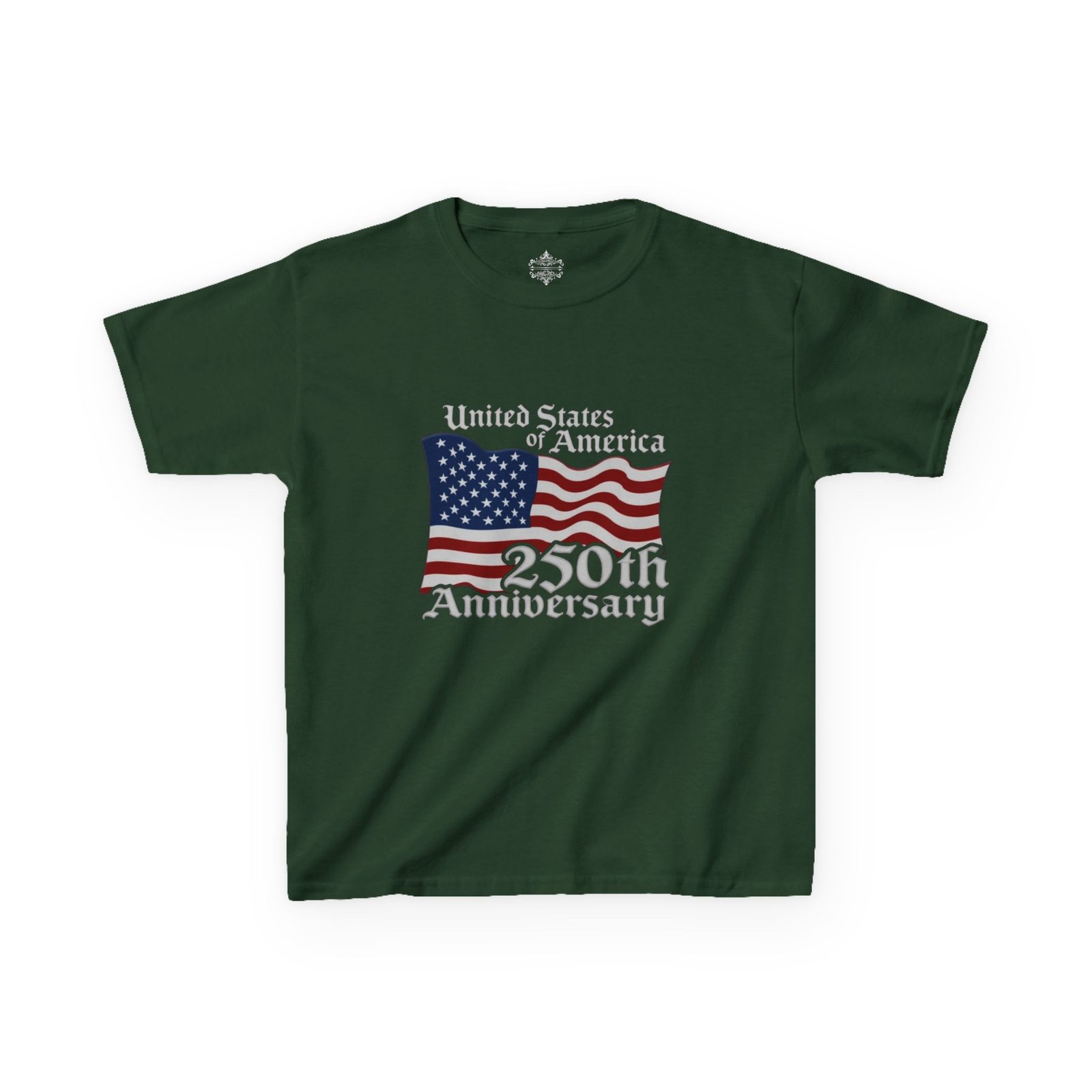 Patriotic Kids Tee 250th Anniversary Flag Shirt America 1776-2026 Youth Shirt USA Semiquincentennial Celebration Top - Image 13