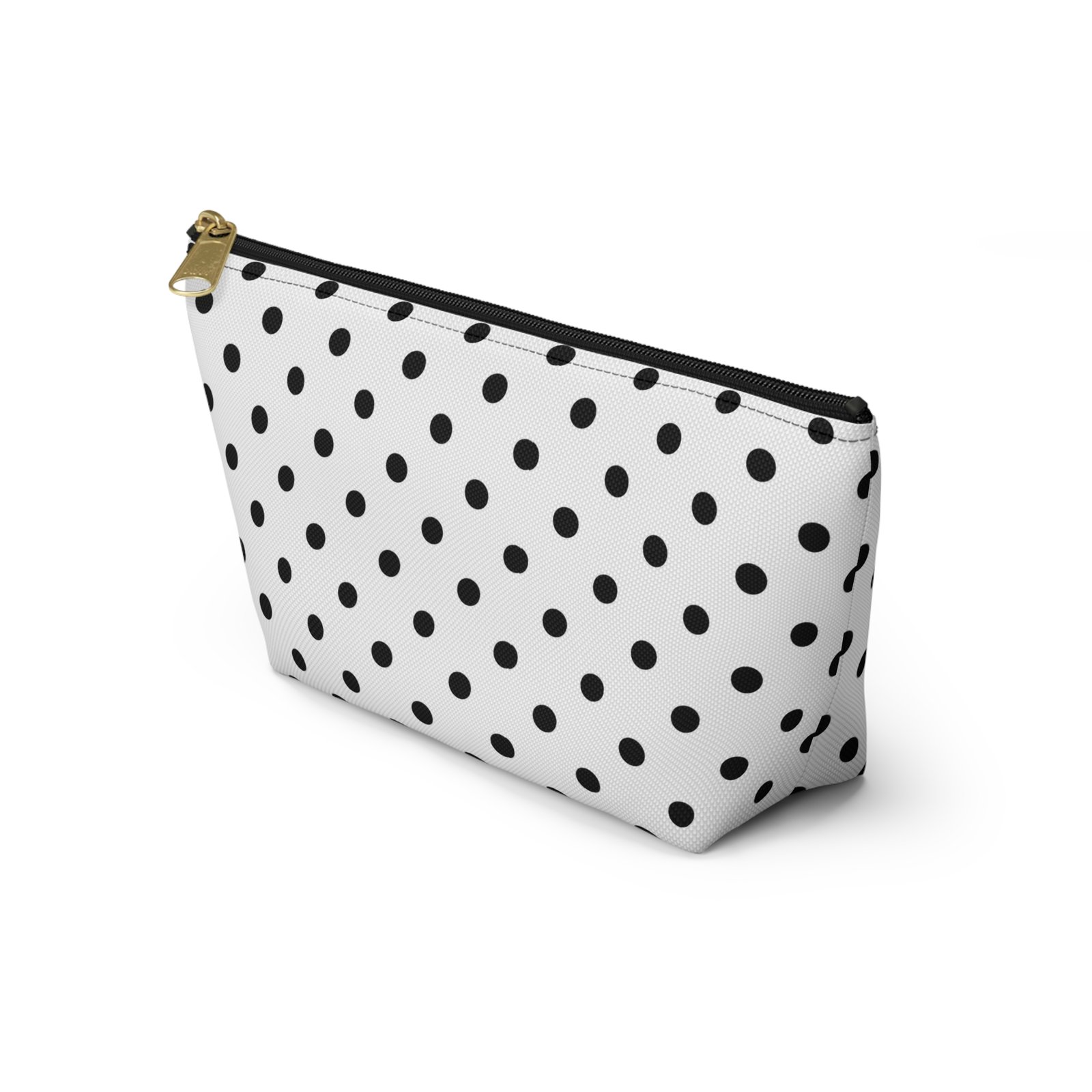Black Polka Dot Accessory Pouch - Image 11