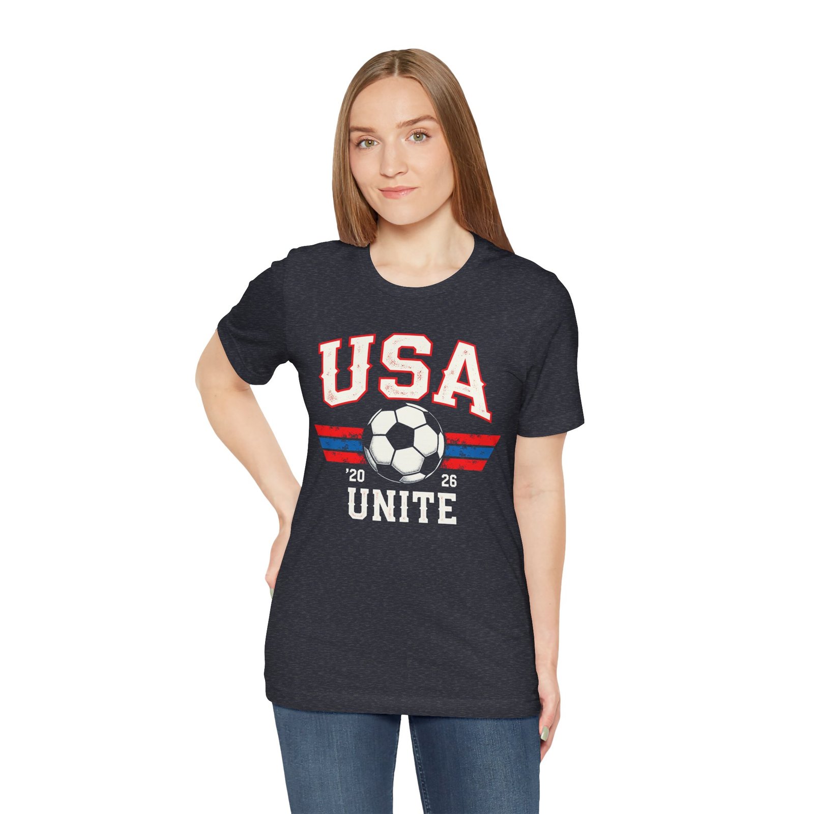 USA Unite Soccer Tee, United States Soccer T-Shirt, America Sports Fan Shirt, Patriotic Football Tee, Team Sports Jersey - Image 22