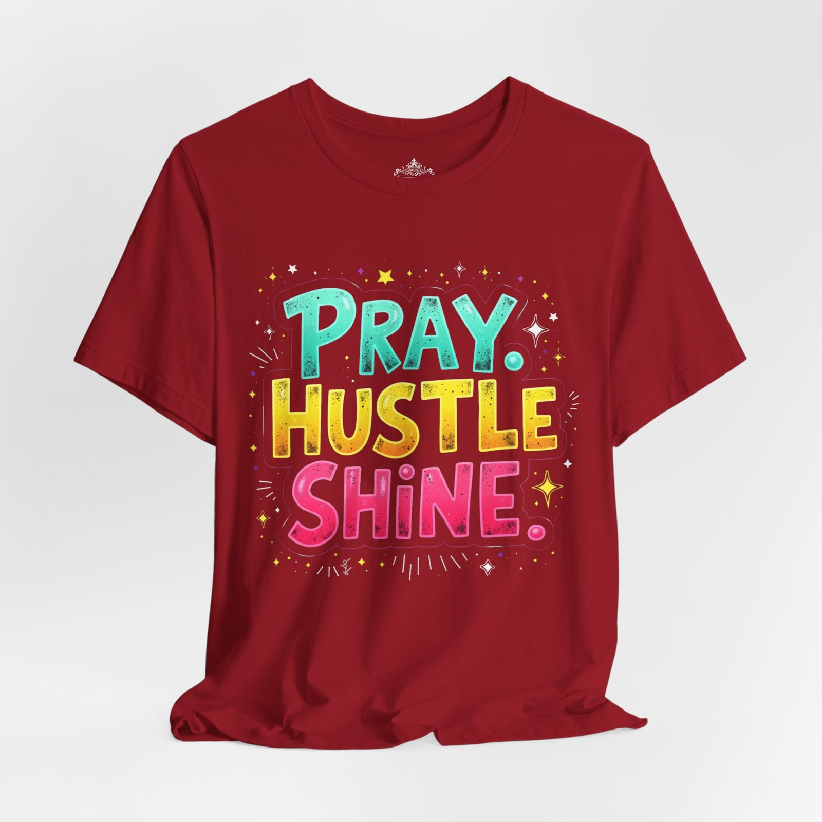 Pray Hustle Shine, Motivational Shirt, Casual Wear, Gift for Dreamers, Positive Vibes - Image 22