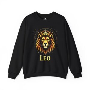 Leo Zodiac Crewneck Sweatshirt, Astrology Gift, Unisex Sweatshirt, Horoscope Apparel, Cozy Fashion