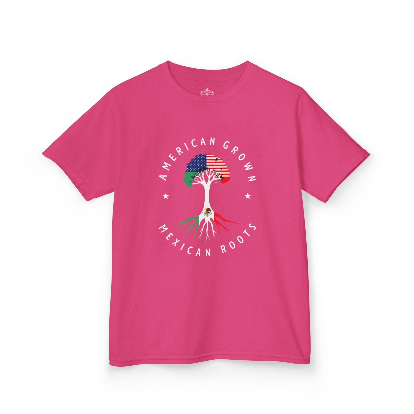 Kids Graphic Tee American Grown, Mexican Roots Youth Casual Wear, Gift for Kids, Diverse Culture Shirt, Summer Wardrobe - Image 31
