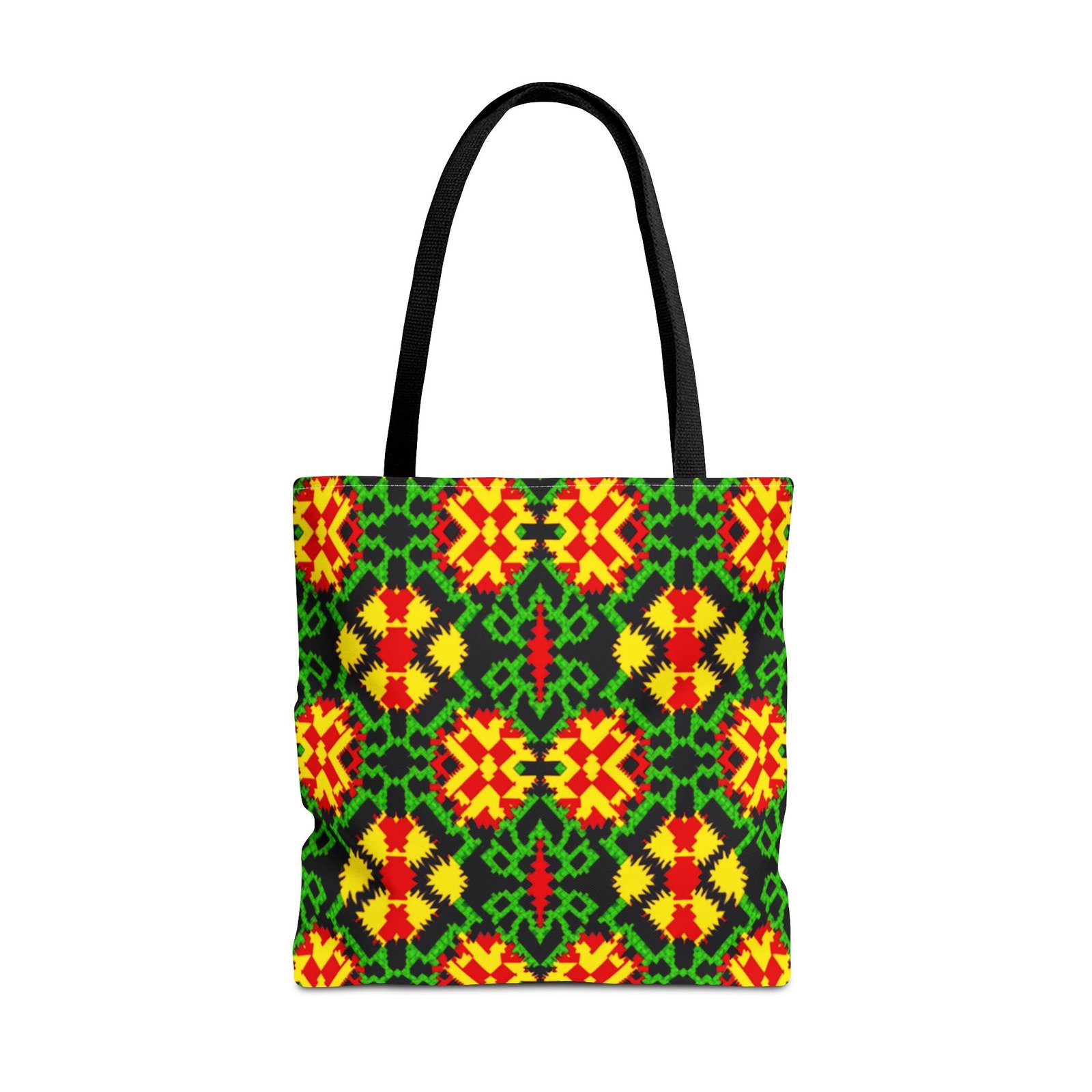 African Print Tote Bag, Ankara Tote, Ethnic Style Handbag, Colorful Market Bag, Tribal Print Shoulder Bag, Beach Tote - Image 9