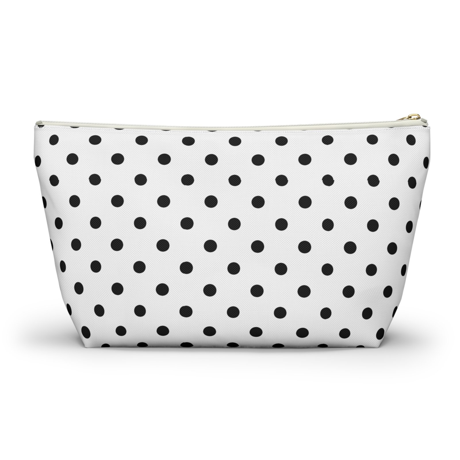 Black Polka Dot Accessory Pouch - Image 6