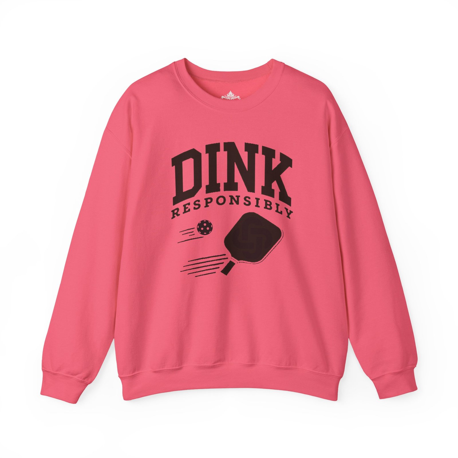 Dink Responsibly pickleball paddle sweatshirt | DINK design crewneck - Image 33