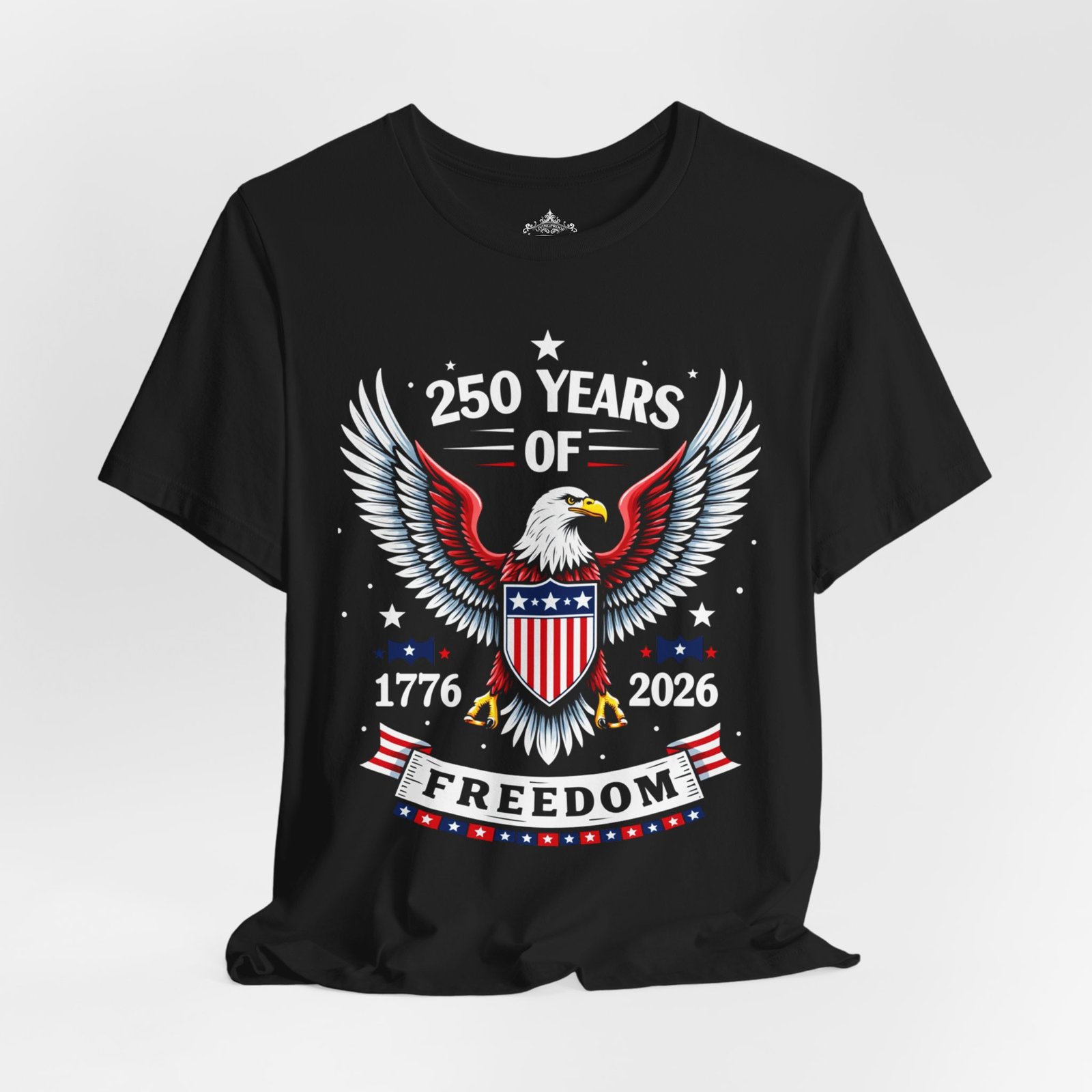 250 Years of Freedom Unisex Tee, Independence Day Shirt, 2026 Celebration Gift, Patriot Apparel, Fourth of July Outfit, Freedom Theme Tee