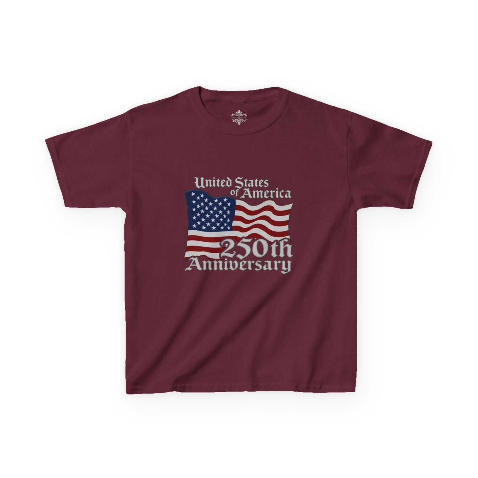Patriotic Kids Tee 250th Anniversary Flag Shirt America 1776-2026 Youth Shirt USA Semiquincentennial Celebration Top - Image 9
