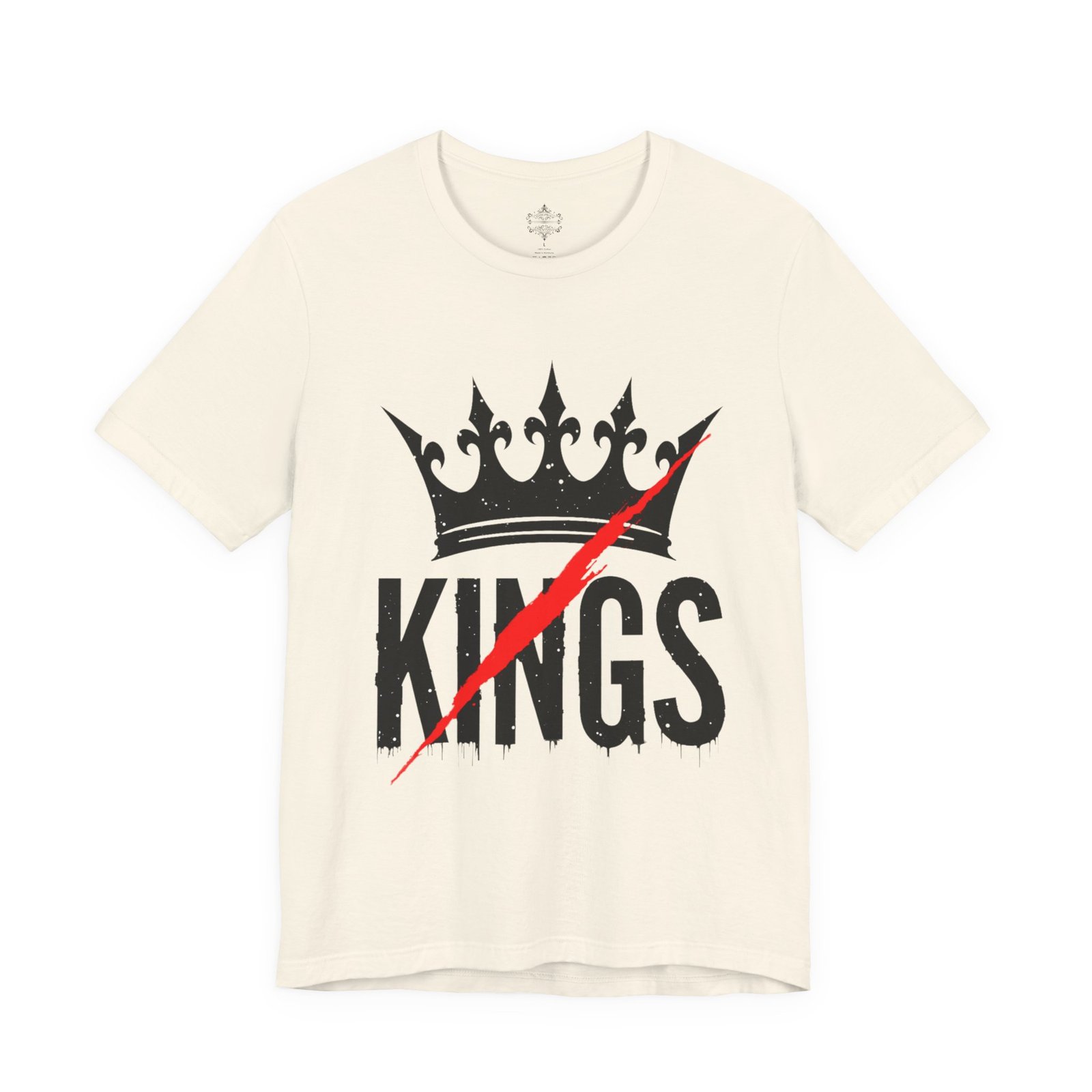 Unisex Crowned Kings Tee - Trendy Graphic T-Shirt for Casual Wear, Unique Gift, Birthday, Streetwear, Everyday Style - Image 15