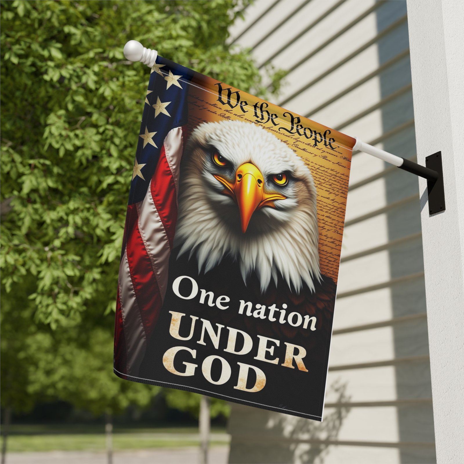 One Nation Under God, Patriotic Garden Banner - Image 10