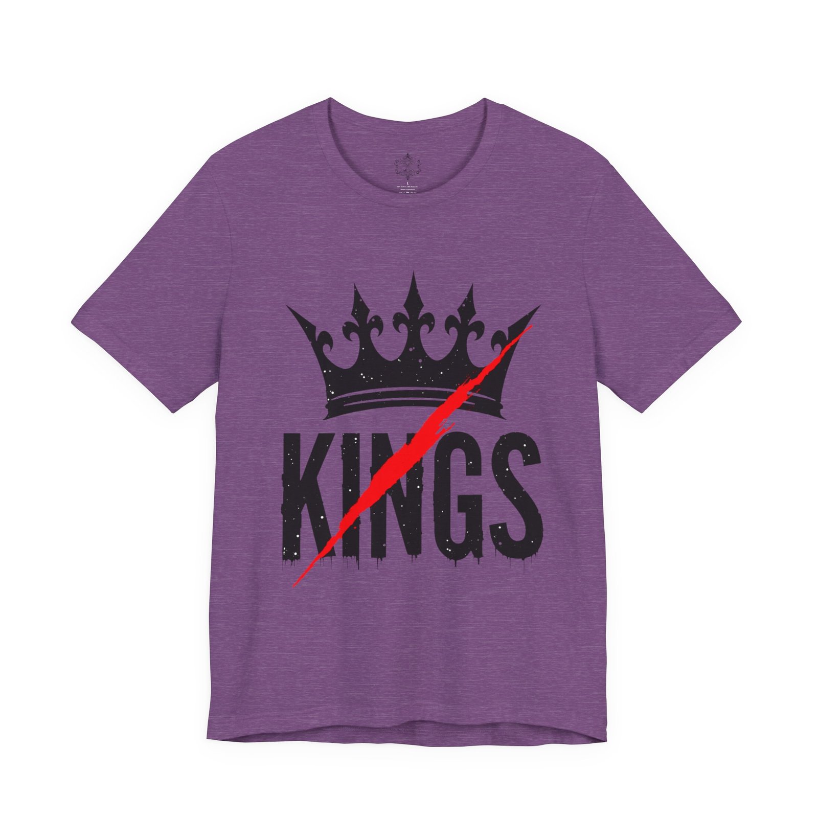 Unisex Crowned Kings Tee - Trendy Graphic T-Shirt for Casual Wear, Unique Gift, Birthday, Streetwear, Everyday Style - Image 43