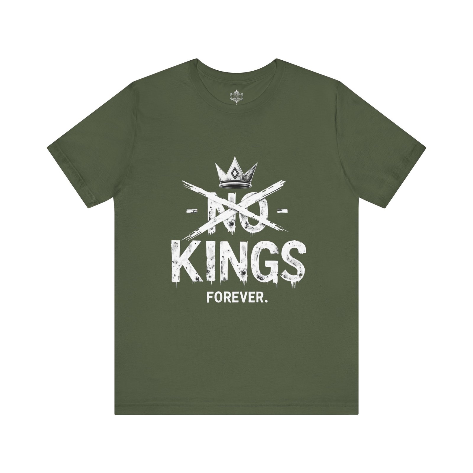 No Kings Forever Statement Shirt, Casual Wear, Street Style, Gift for Rebels, Graphic Tee - Image 13