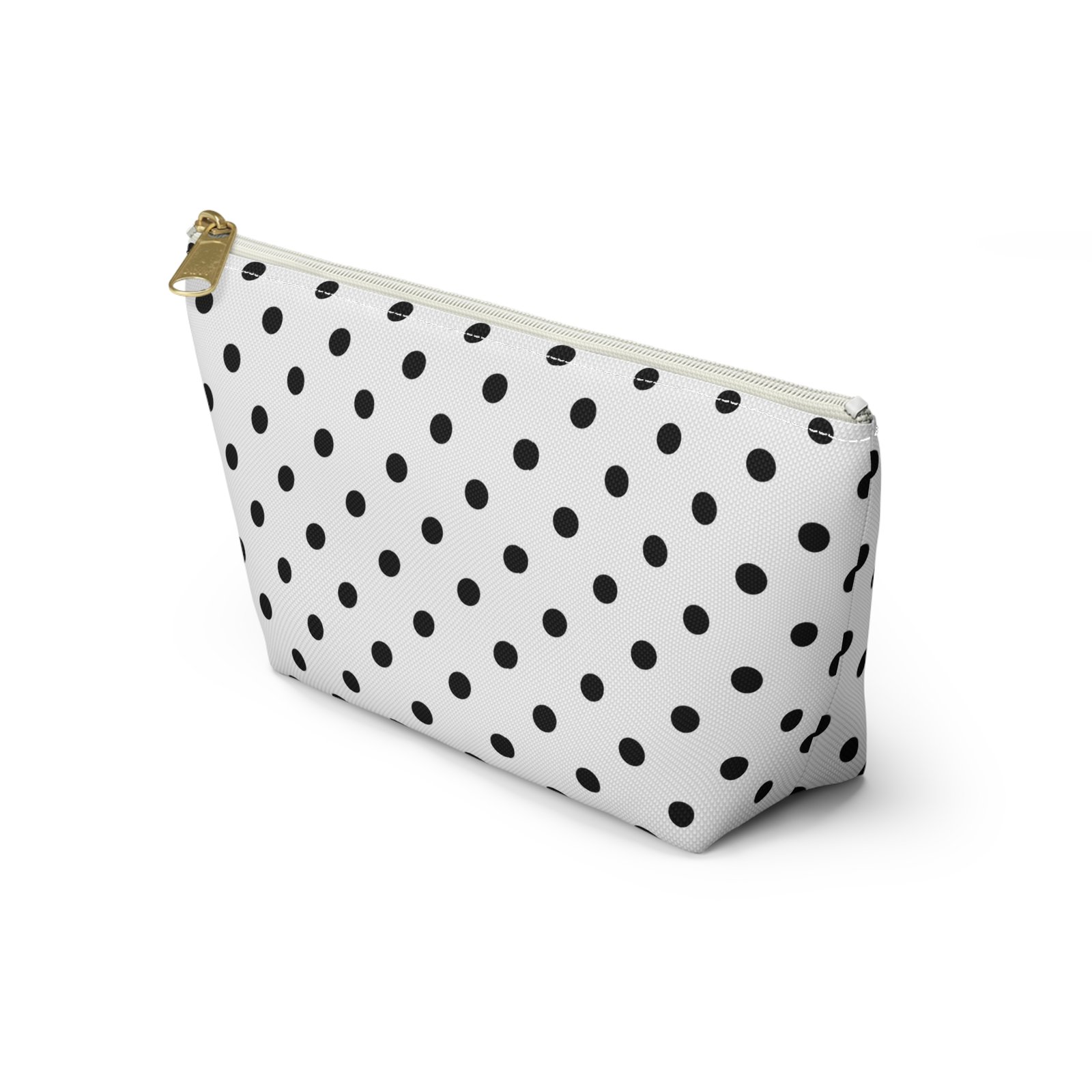 Black Polka Dot Accessory Pouch - Image 15