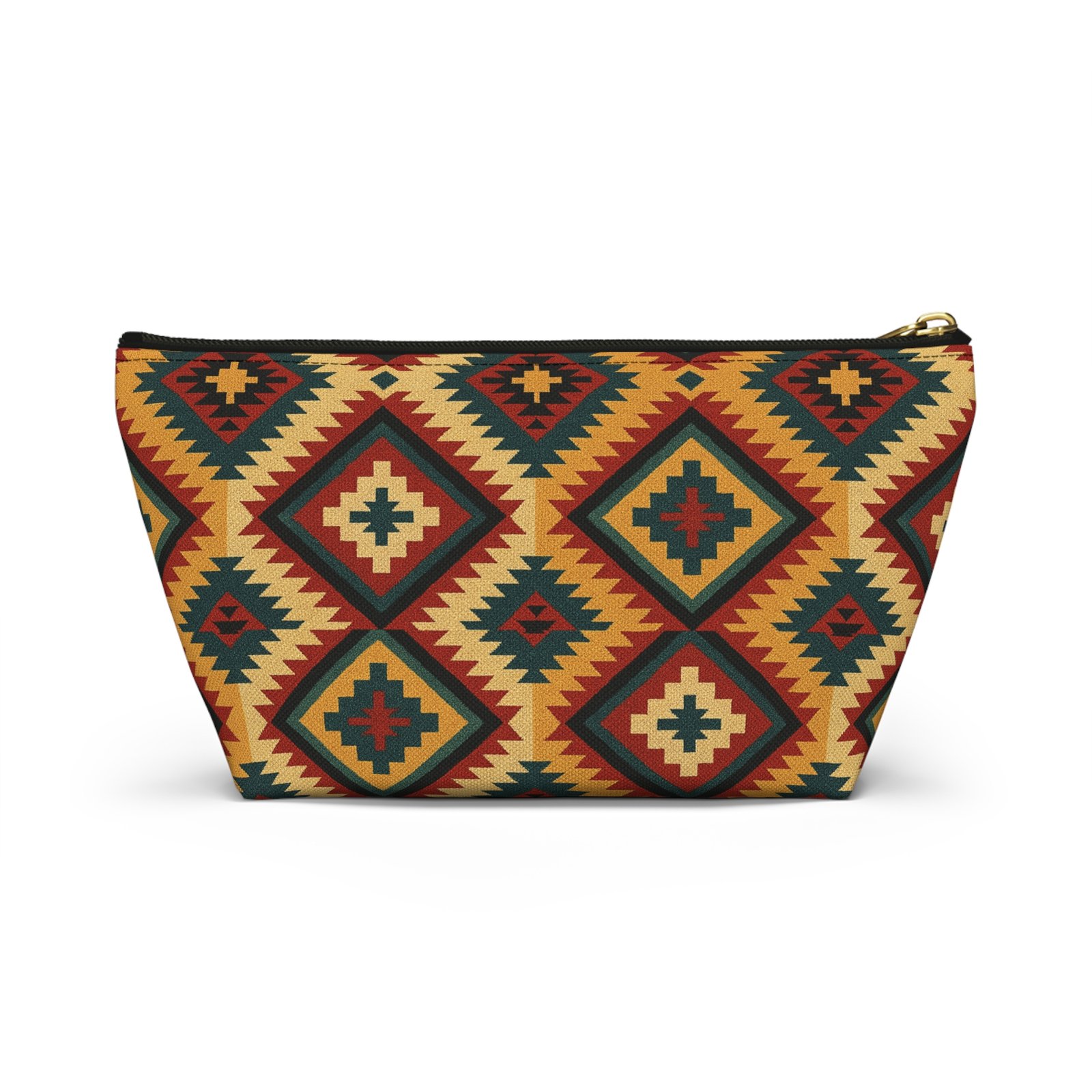 Southwestern Diamond Pattern Accessory Pouch - Image 10