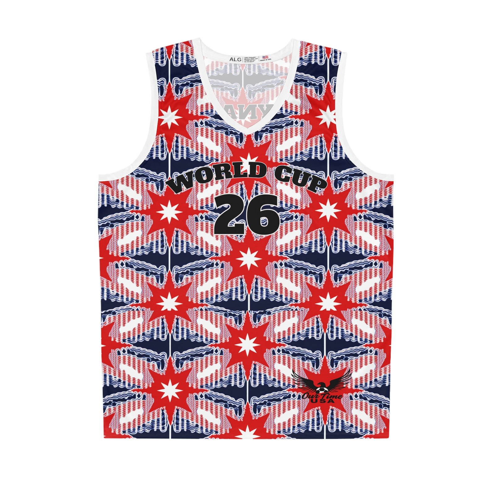 Basketball Jersey - USA World Cup 26 Custom Name Sportswear, Team Uniform, Sports Apparel, Fan Gear, Activewear - Image 2