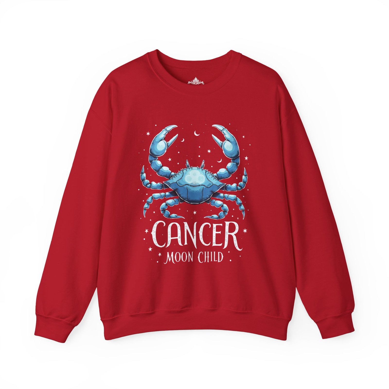 Cancer Moon Child Sweatshirt, Zodiac Sign Gift, Astrology Apparel, Horoscope Crewneck, Celestial Fashion, Holiday Gift - Image 49