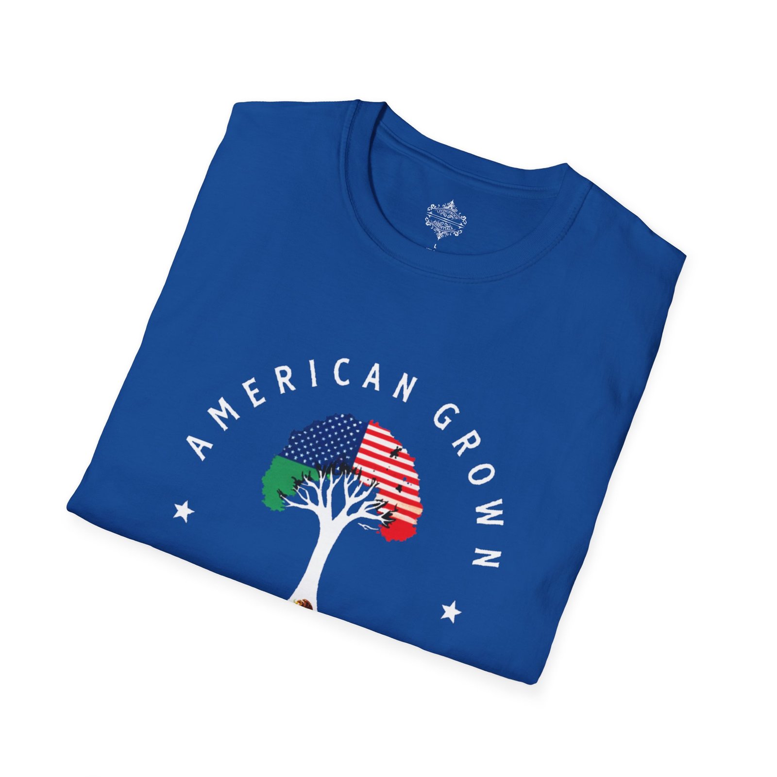 American Grown Mexican Roots Shirt, Unisex Softstyle Tee, Cultural Pride Apparel, Gift for Heritage Celebrations, USA Mexico Roots - Image 28