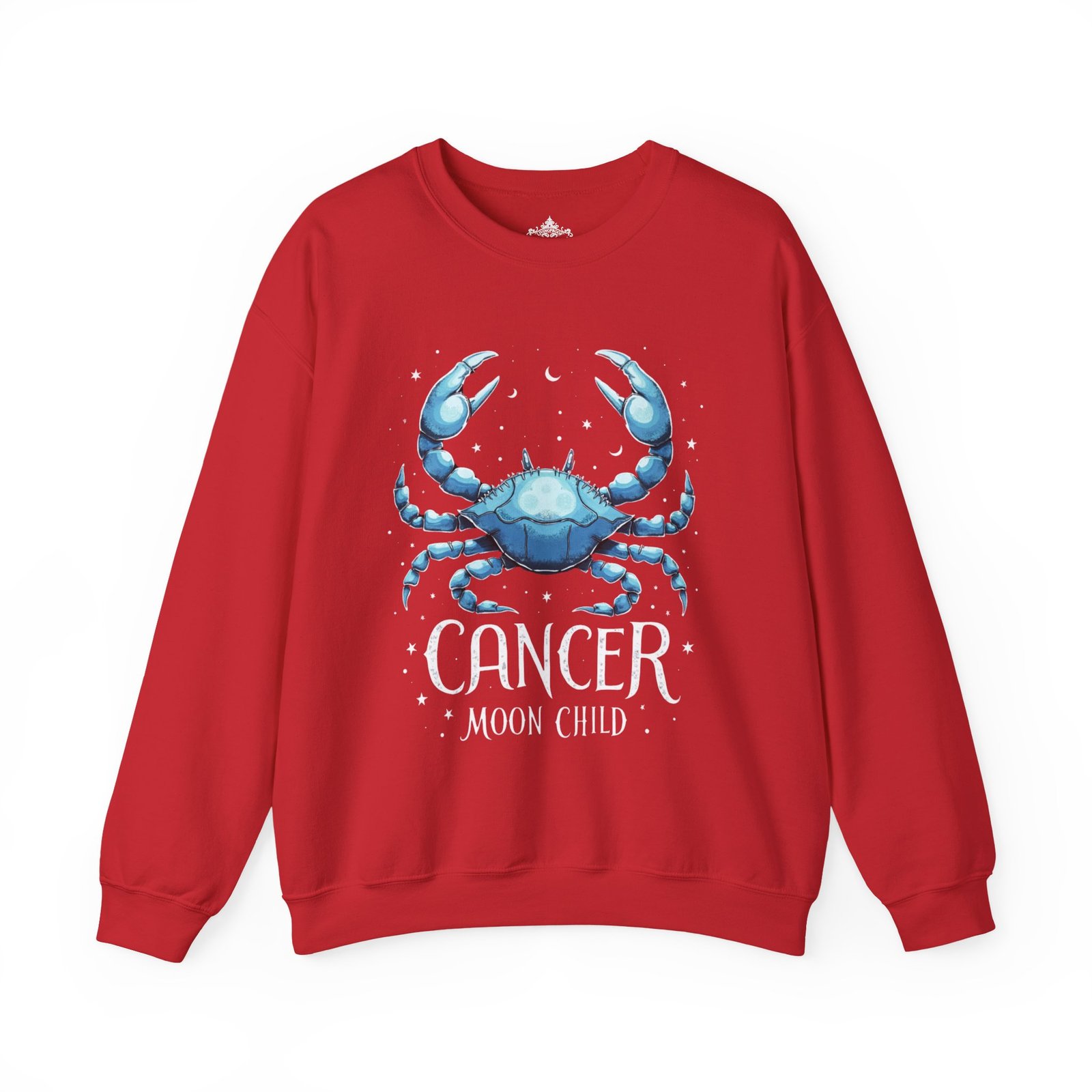 Cancer Moon Child Sweatshirt, Zodiac Sign Gift, Astrology Apparel, Horoscope Crewneck, Celestial Fashion, Holiday Gift - Image 45