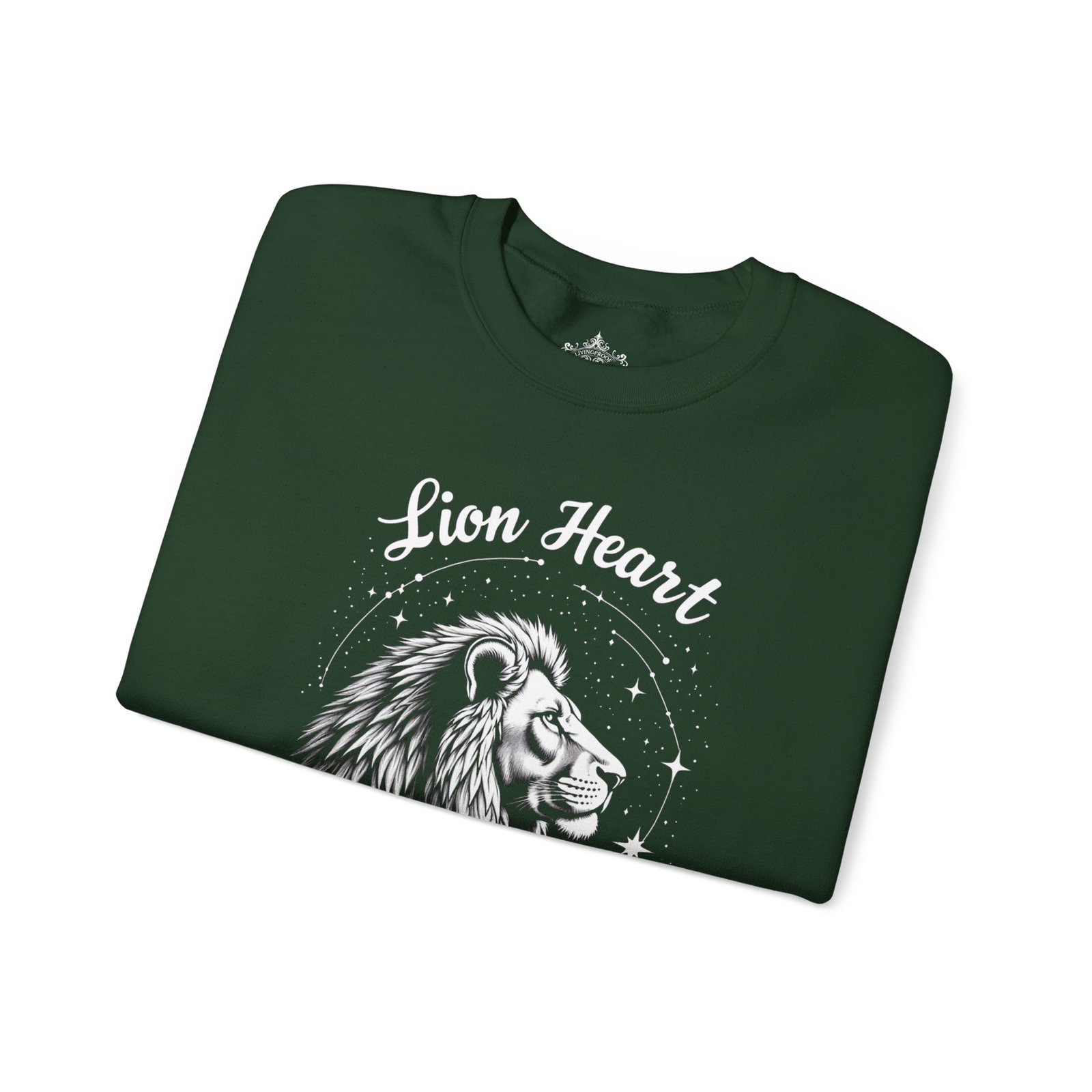 Lion Heart Galaxy Sweatshirt - Unisex Crewneck, Gift for Astrology Lovers, Cozy Fashion, Animal Print, Perfect for Fall - Image 11
