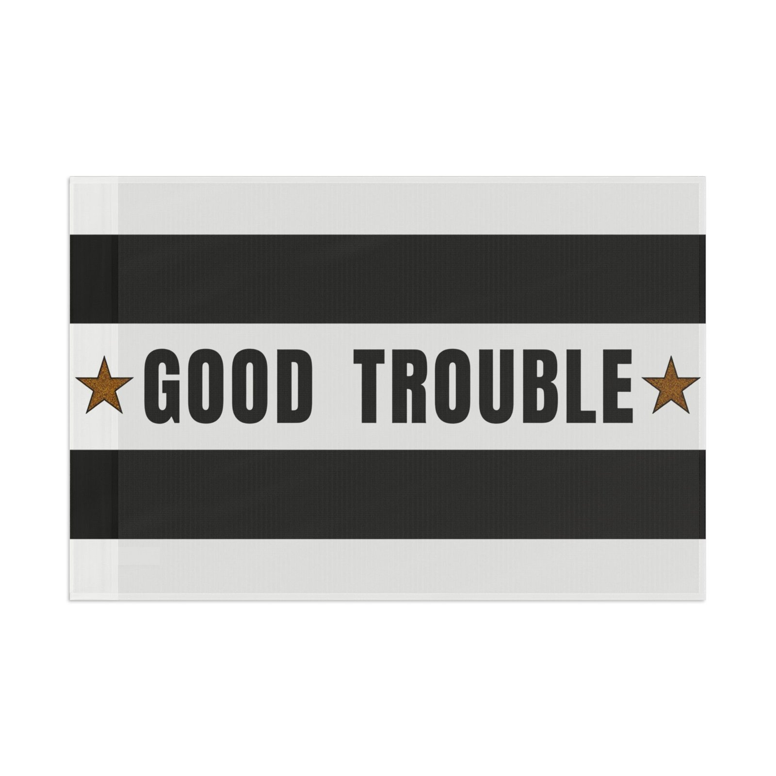Good Trouble Flag, Inspirational Wall Decor, Protest Banner, Unique Gift, Home Decoration, Activist Merchandise