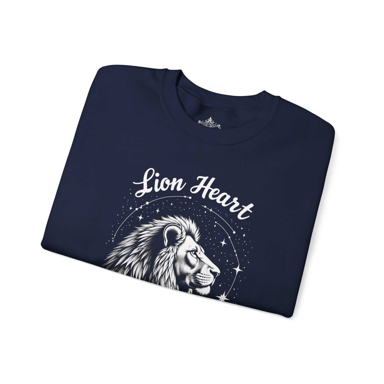 Lion Heart Galaxy Sweatshirt - Unisex Crewneck, Gift for Astrology Lovers, Cozy Fashion, Animal Print, Perfect for Fall - Image 15