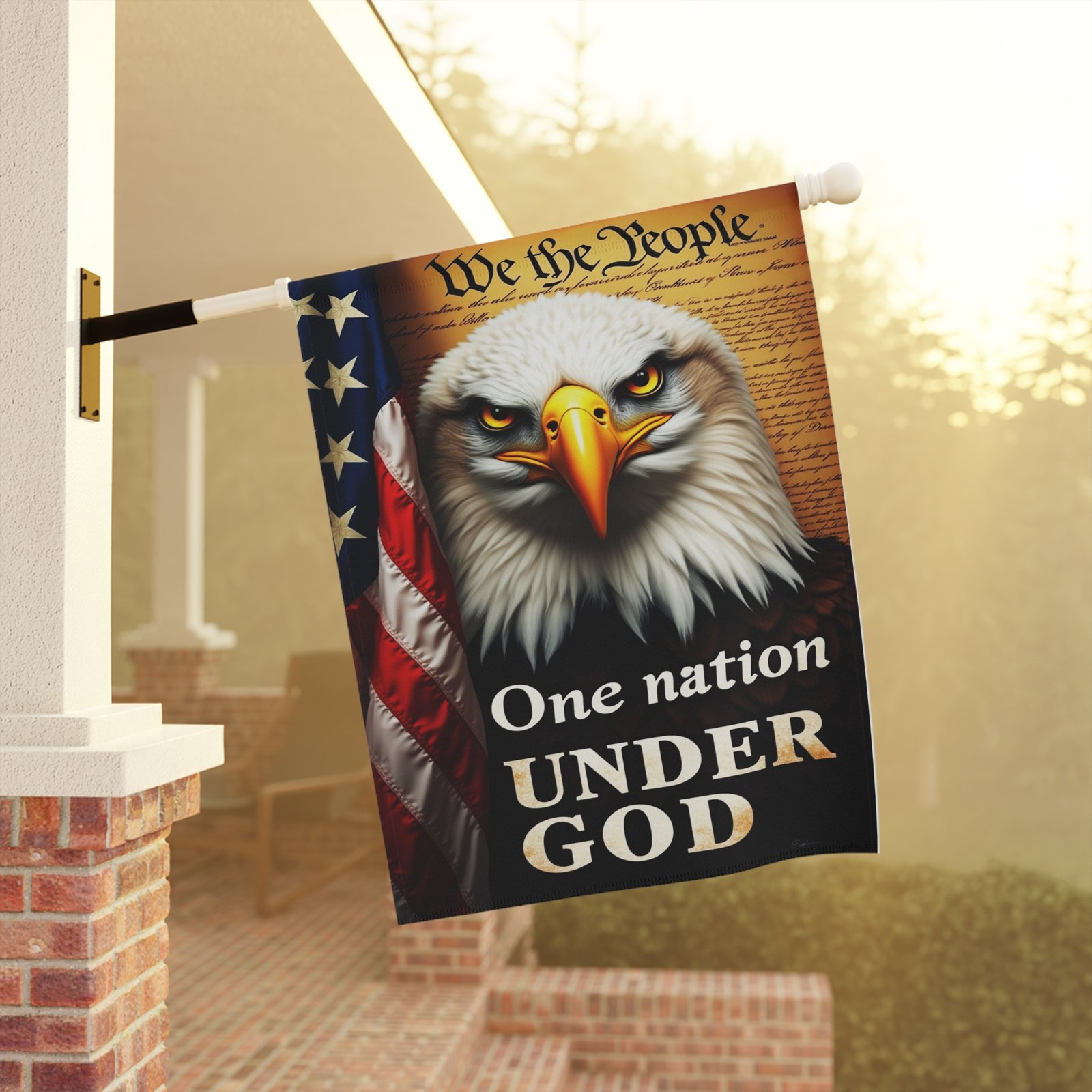 One Nation Under God, Patriotic Garden Banner - Image 9