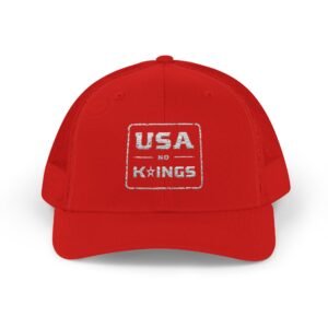 USA No Kings Snapback Trucker Cap, Patriotic Hat, Outdoor Adventures, Festival Gear, Casual Wear, Gift for Him/Her