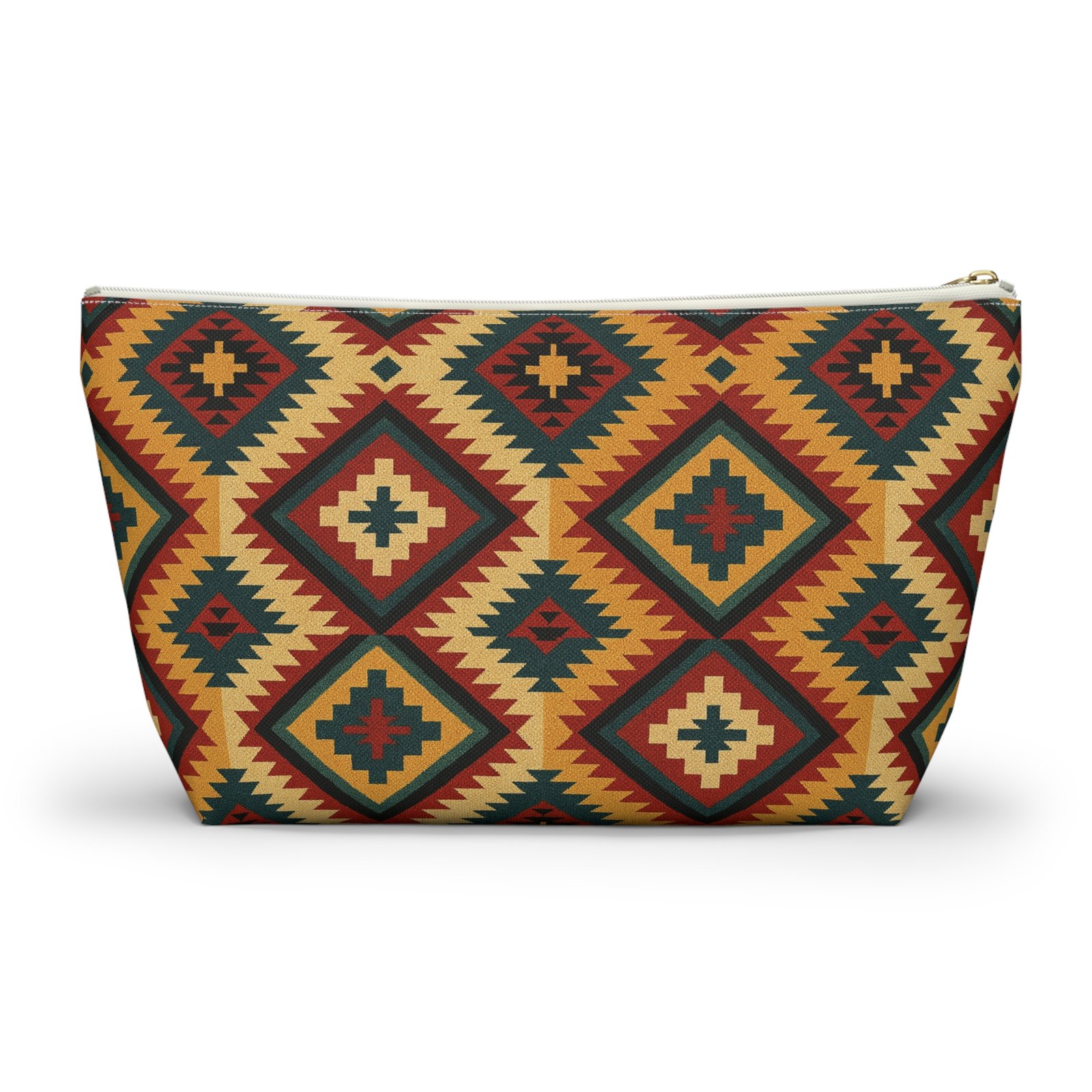 Southwestern Diamond Pattern Accessory Pouch - Image 6