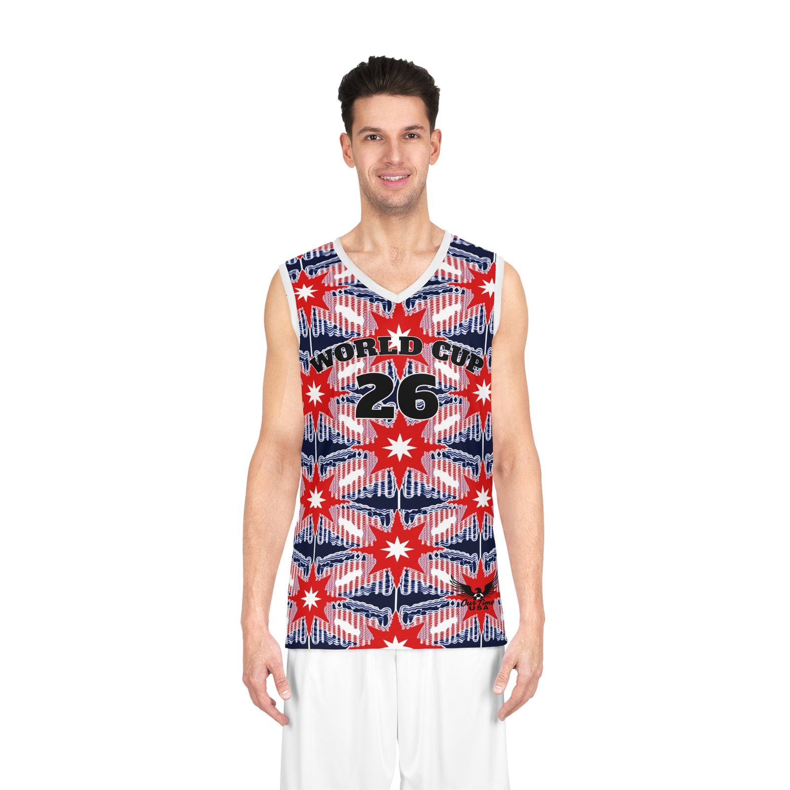 Basketball Jersey - USA World Cup 26 Custom Name Sportswear, Team Uniform, Sports Apparel, Fan Gear, Activewear