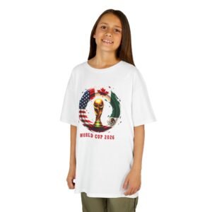 World Cup 2026 Trophy Kids T-Shirt | Soccer Championship Tee