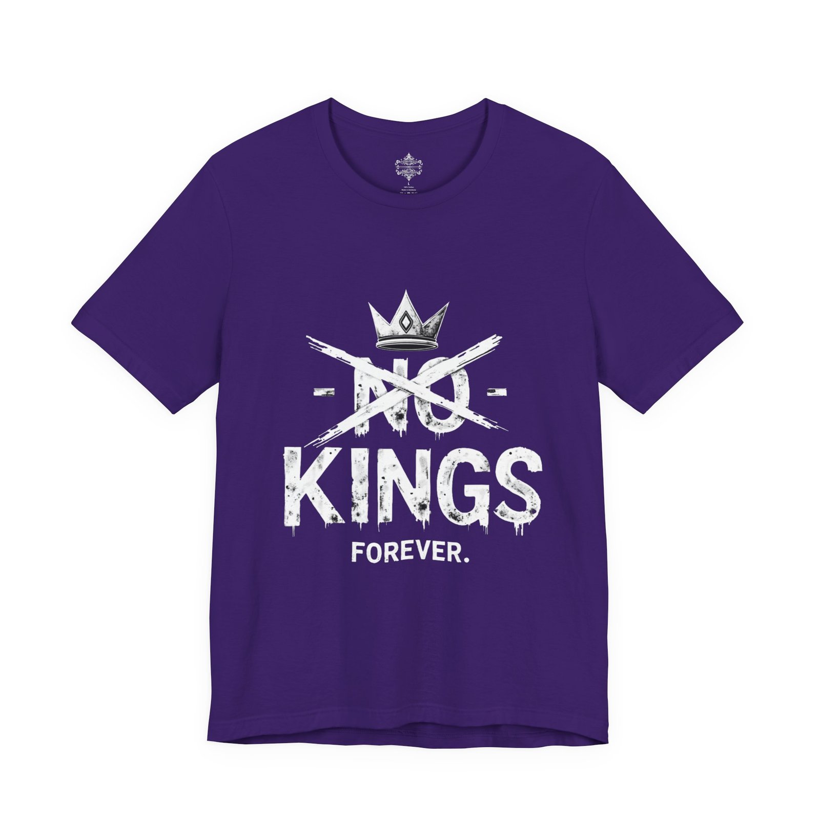 No Kings Forever Statement Shirt, Casual Wear, Street Style, Gift for Rebels, Graphic Tee - Image 39