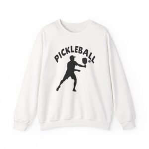 Pickleball Male Player Silhouette Sweatshirt | Pickleball Tee