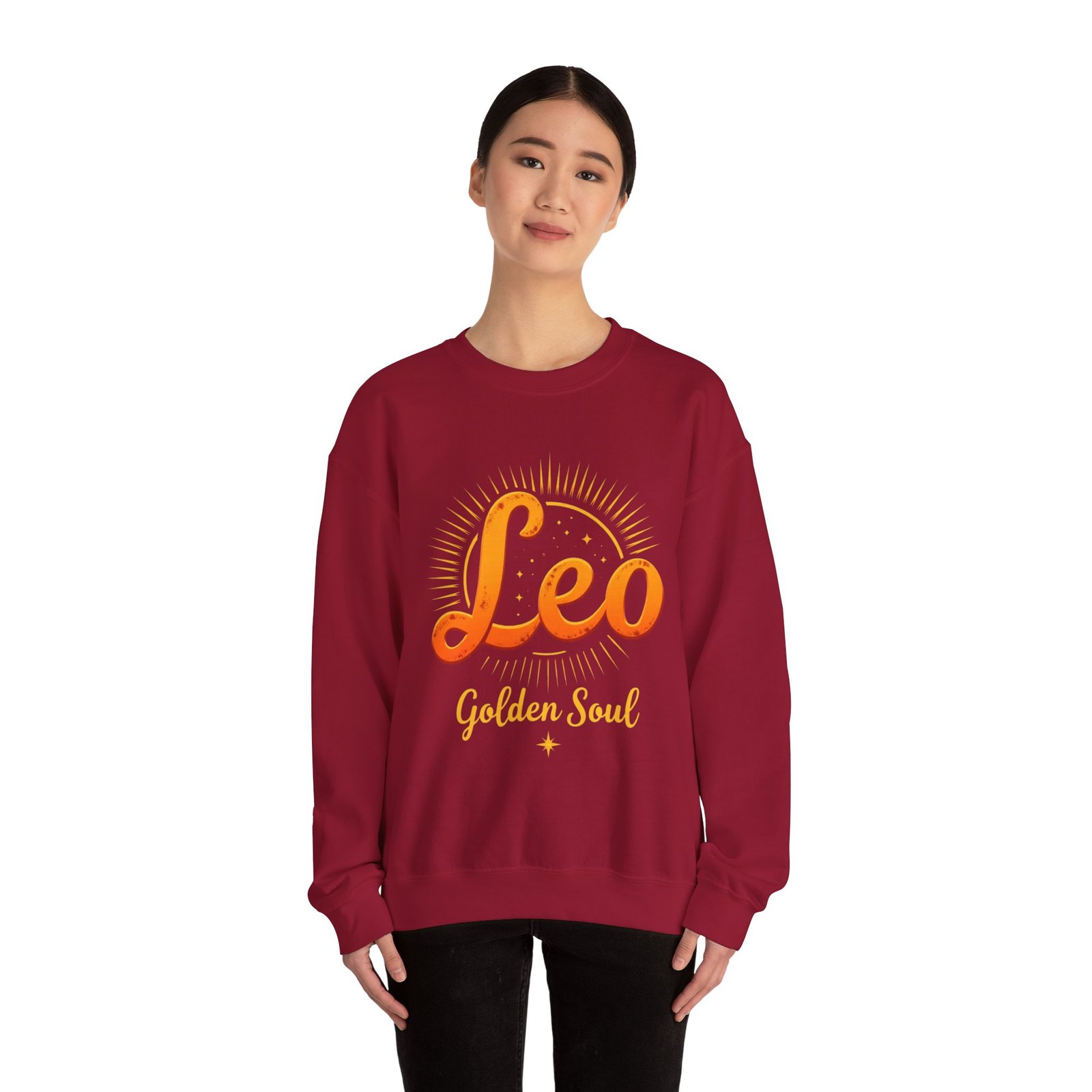 Leo Zodiac Sweatshirt, Astrology Crewneck, Golden Soul Gift, Unisex Zodiac Apparel, Horoscope Clothing - Image 52