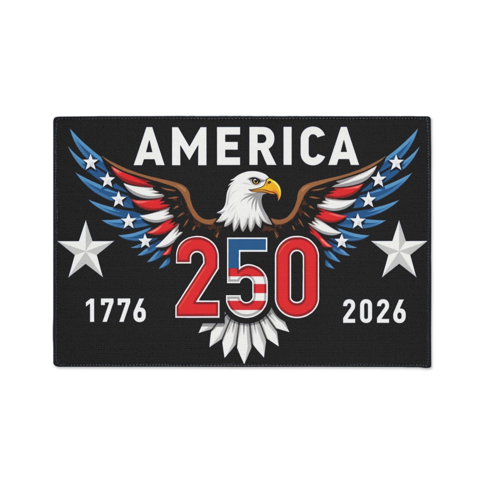 Patriotic Mat, America 250 Eagle, Heavy Duty Rug for Home Decor, Non-Slip Floor Cover, Indoor Outdoor Rug, Patriotic Gift - Image 9