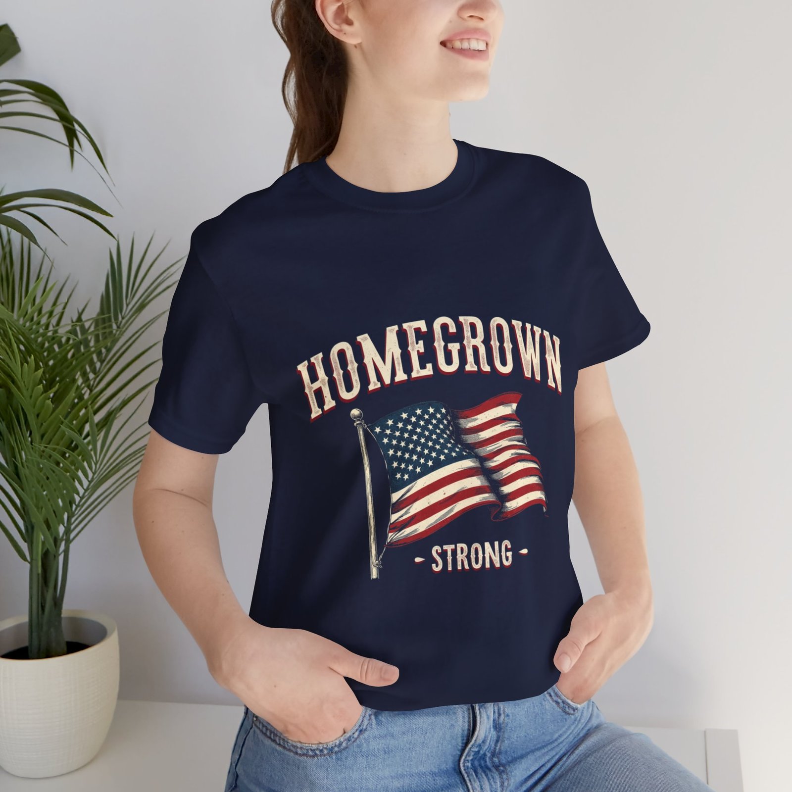 Homegrown Strong American Pride Shirt, 4th of July Patriotic Tee - Image 21