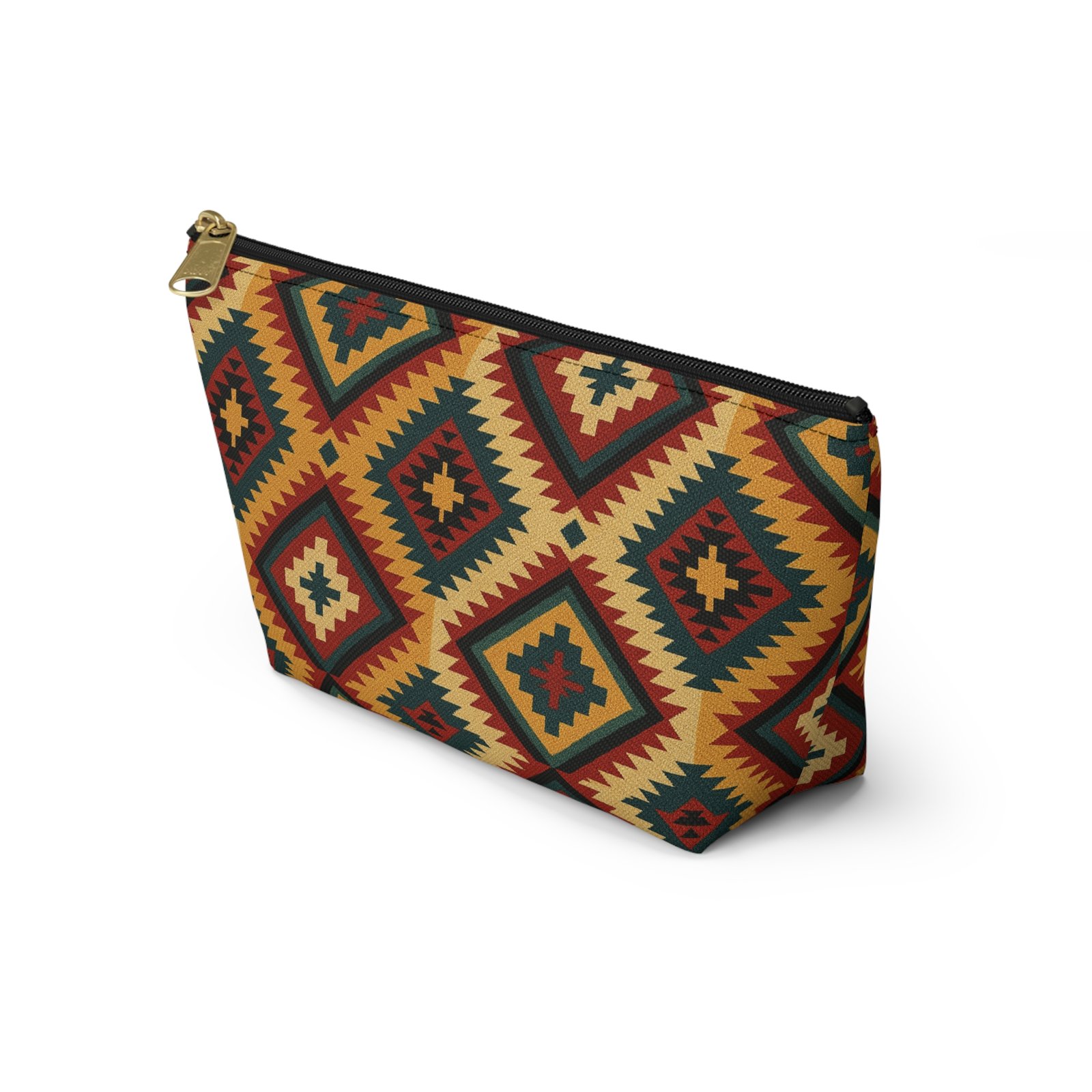 Southwestern Diamond Pattern Accessory Pouch - Image 11