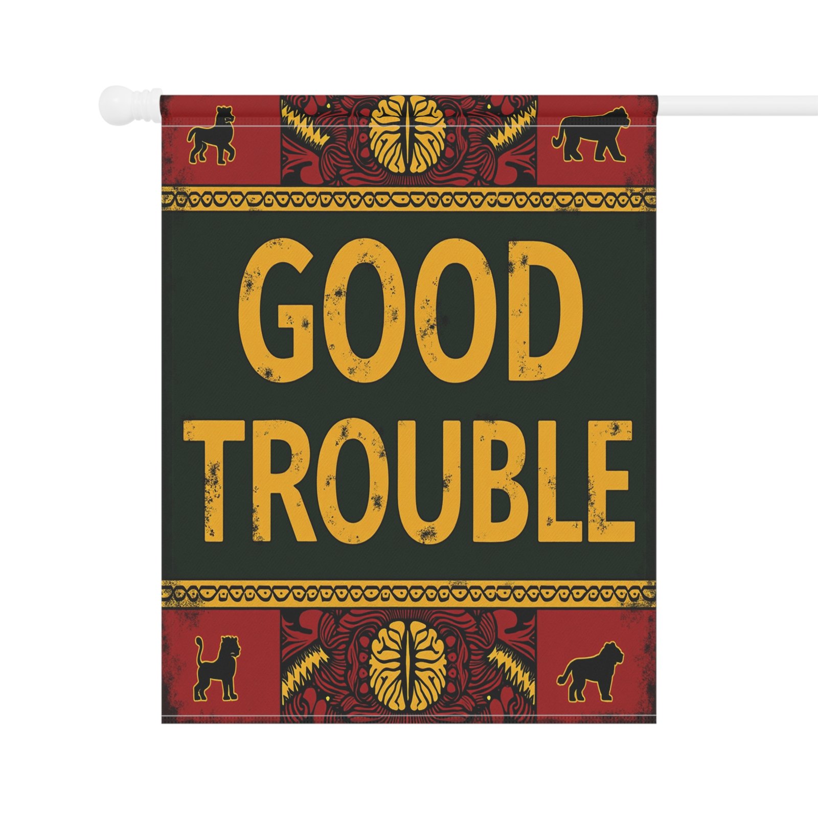 Good Trouble Garden Banner, Vibrant Decorative Flag for Home, Outdoor Decor, Good Trouble Sign, Summer Garden Decor, Unique Gift Idea - Image 6