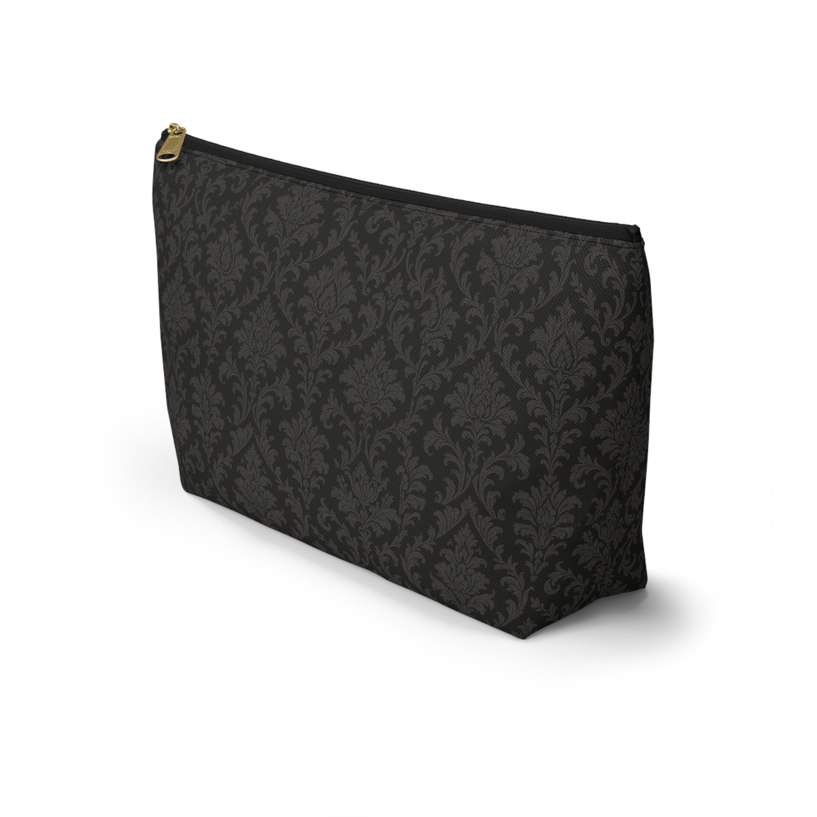 Black Damask Accessory Pouch - Image 3