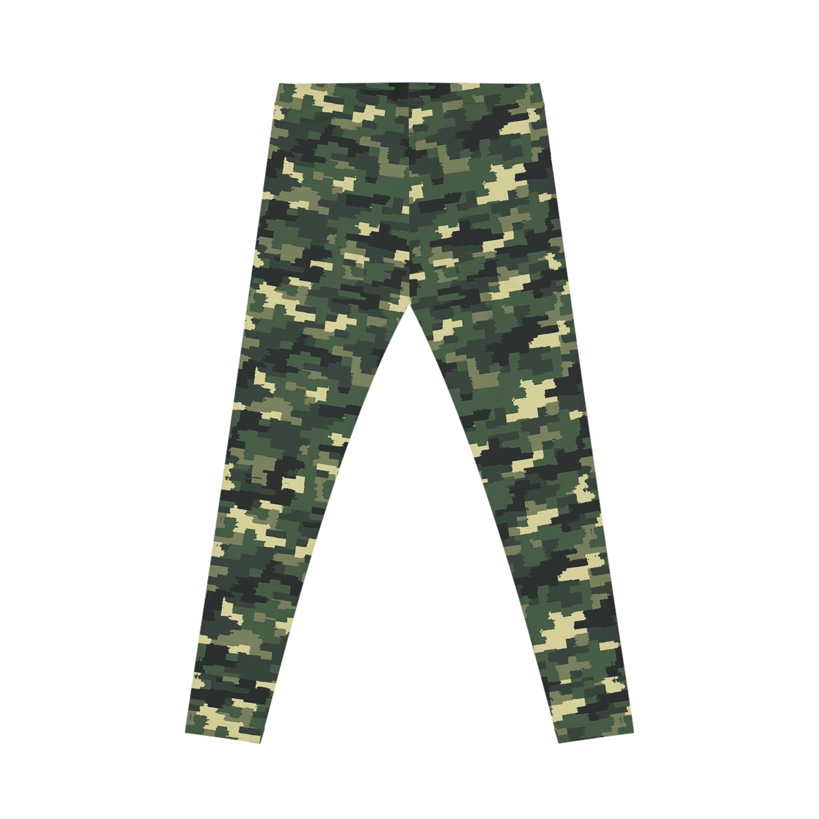 Army Pattern Leggings | Women's Casual Leggings, All-Over-Print, Military Style Pants, Camouflage Leggings, Army Print Fashion Tights - Image 3