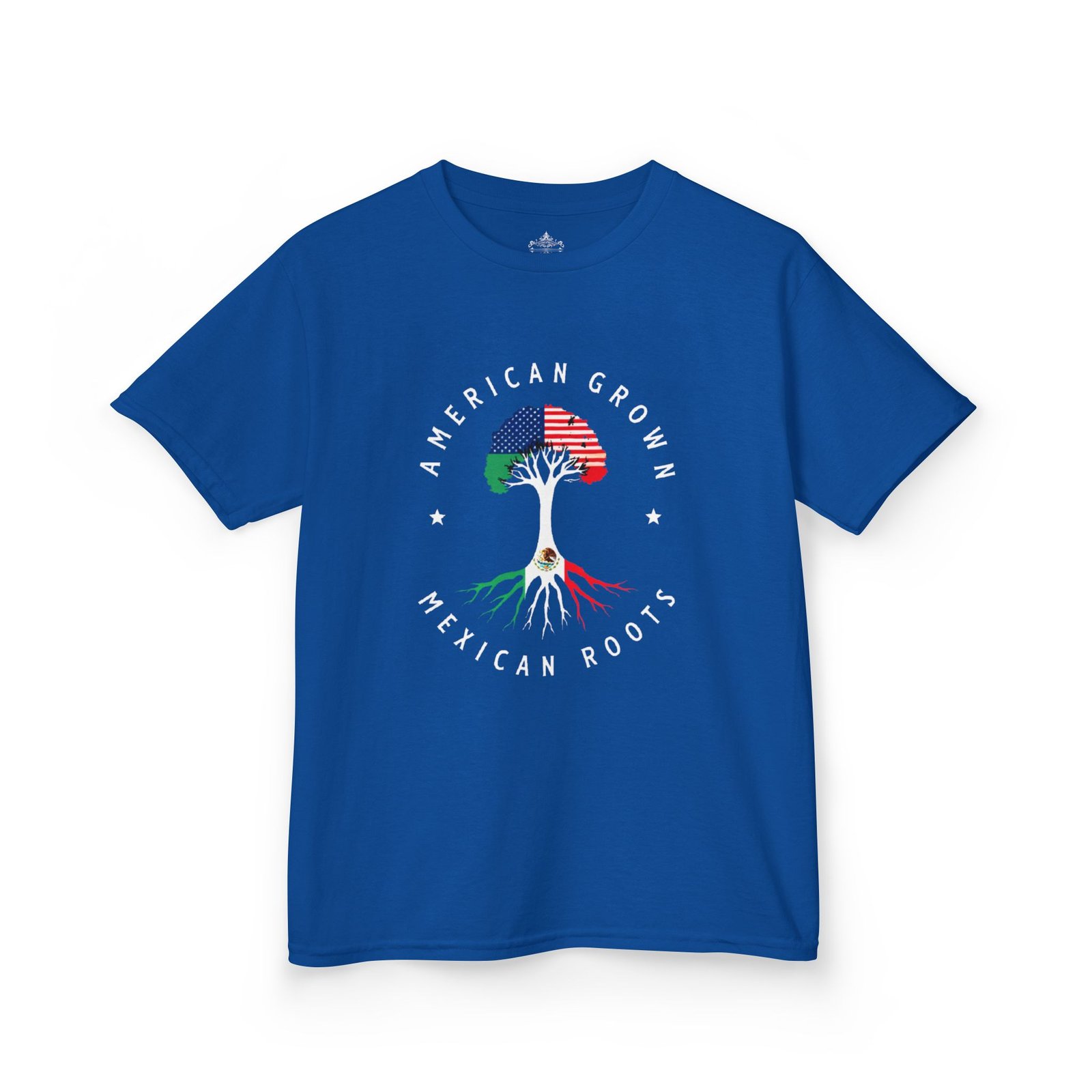 Kids Graphic Tee American Grown, Mexican Roots Youth Casual Wear, Gift for Kids, Diverse Culture Shirt, Summer Wardrobe - Image 15