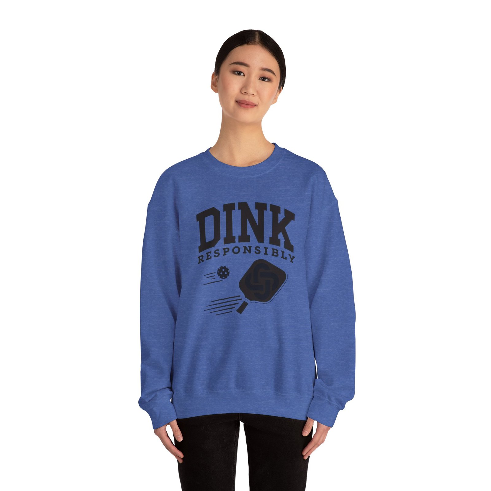 Dink Responsibly pickleball paddle sweatshirt | DINK design crewneck - Image 20