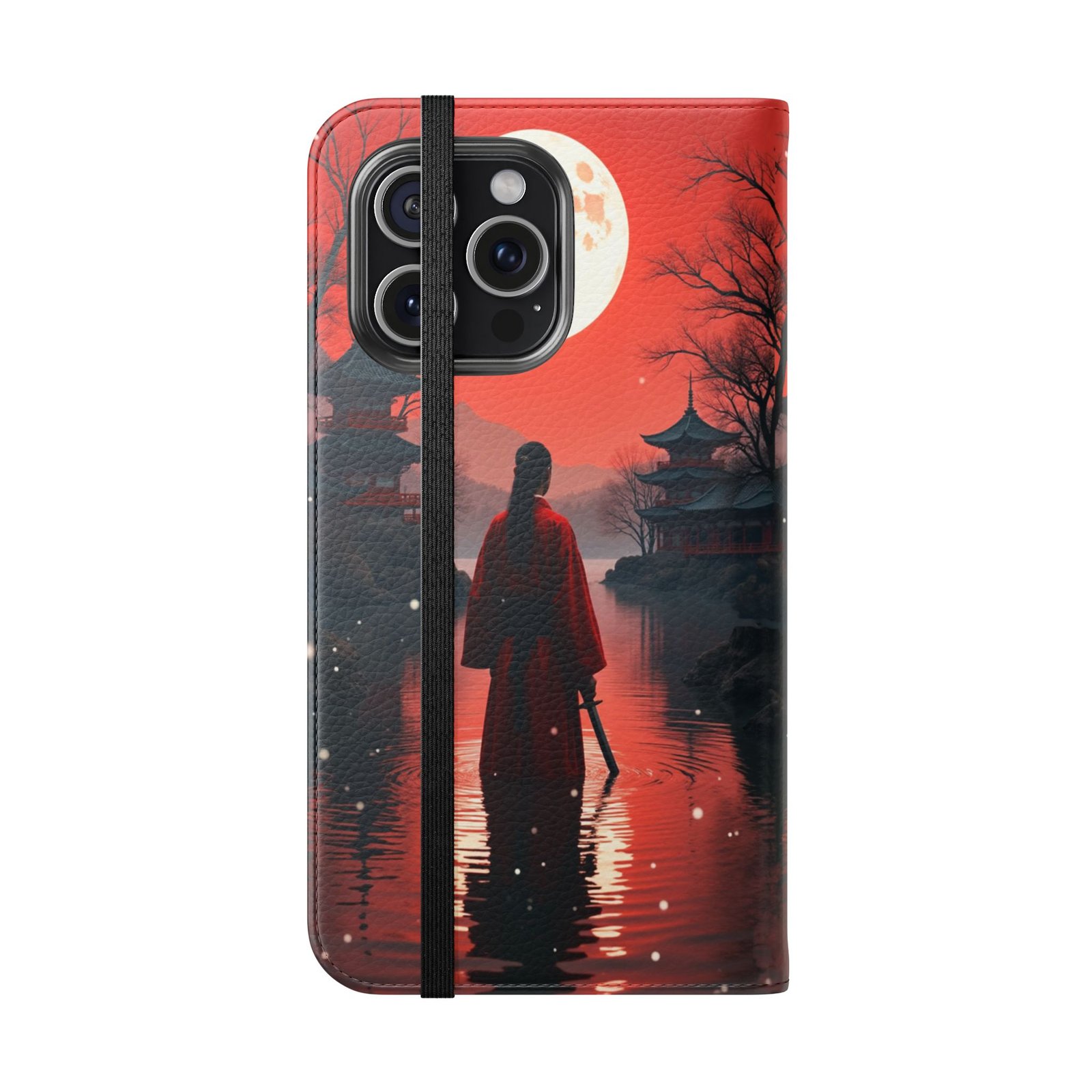 iPhone 15, Stylish Flip Cases with Japanese Cherry Blossom Design, Phone Protector, Gift for Nature Lovers, Travel Accessories, Tech Gifts - Image 15